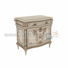 Decoration Antique Cabinet 3d model