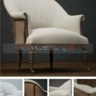 Meubles de maison avec la conception de fauteuil en tissu