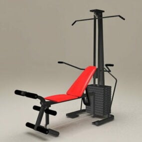 Home Gym Fitness Equipment 3d model