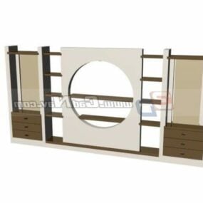 Home Wall Unit Display Shelves 3d model