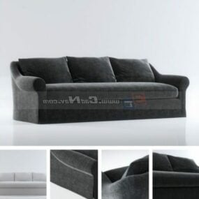 Home Furniture Settee Sofa 3d model