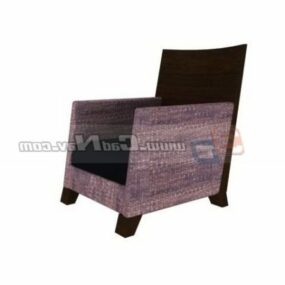 Home Furniture Low Sofa Chair 3d model