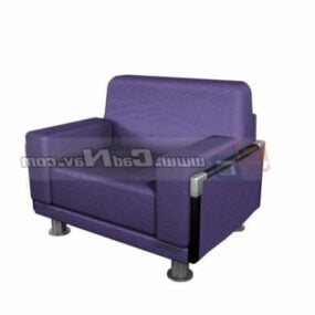 Modelo 3d de sofá de escritório para móveis domésticos