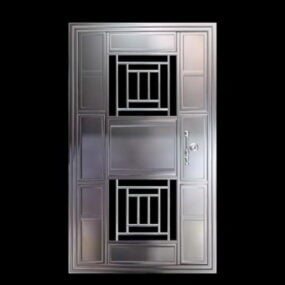 Projekt drzwi bezpieczeństwa w domu Model 3D