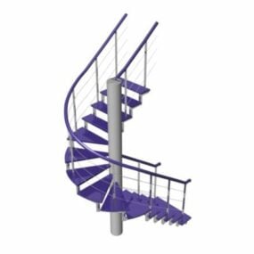 Ev Merdiven Tasarımı 3d modeli