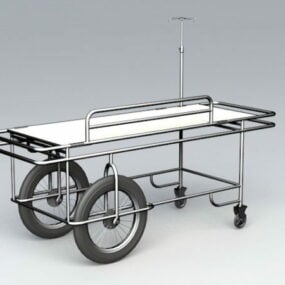 3д модель больничных носилок