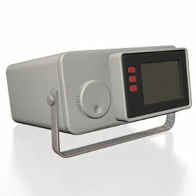 Hospital Medical Heart Monitor 3d-model