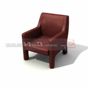 Hotel Interior Cushion Armchair Furniture 3d model