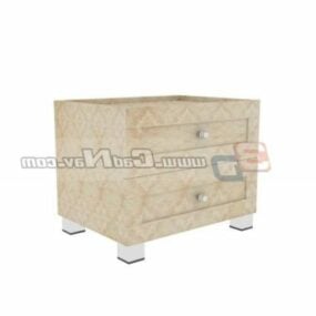 Hotel Furniture Bedside Cabinet 3d model