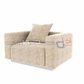 Hotel Furniture Single Seat Sofa 3d model