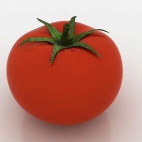 Fresh Hothouse Tomato 3d model