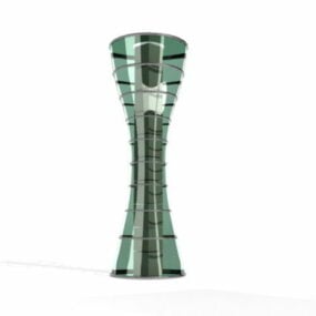 Timeglas Style Column Design 3d-model