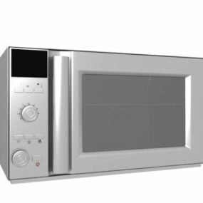 3д модель бытовой кухонной микроволновой печи