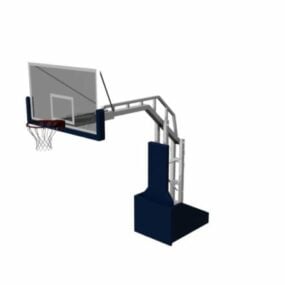 हाइड्रोलिक बास्केटबॉल स्टैंड उपकरण 3डी मॉडल