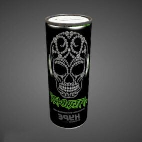 Cola Hype Energy Drink 3d-modell