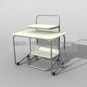 3d модель комп'ютерного столу Ikea Furniture