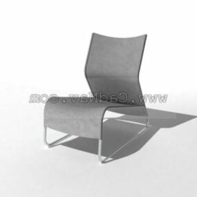 Chaise de loisirs en tissu de style meuble Ikea modèle 3D