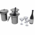 Ice Bucket Wine Party Set