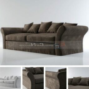 Muebles de sofá de tela Ikea modelo 3d