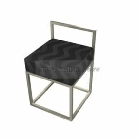 Металевий барний стілець Modern Design 3d модель