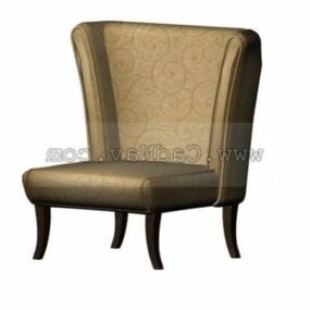 Home Furniture Leather Chair 3d model