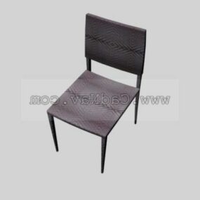 3д модель мебели для дома, металлических обеденных стульев