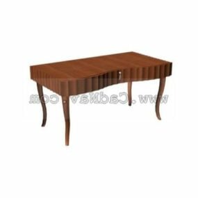 Home Furniture Wooden Dressing Table 3d model