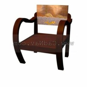 Home Furniture Antique Chairs 3d model