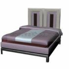 Home Furniture Double Bed Twin-bed