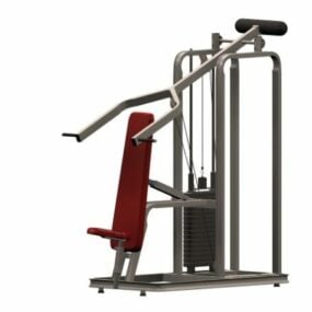 Equipo de fitness Máquina de prensa inclinada modelo 3d