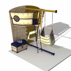 3D model lezecké hračky pro halové sportovní vybavení