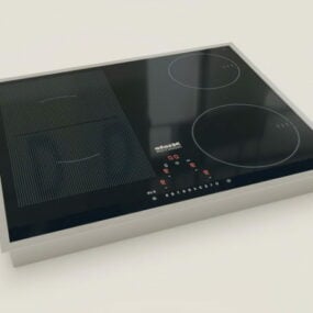Küche Induktionskochen 3D-Modell