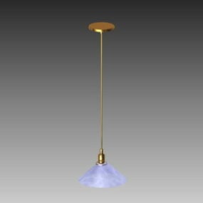 Industrial Style Hanging Lamp 3d model