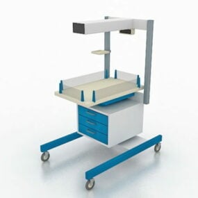 Hospital Equipment Infant Radiant Warmer 3d model