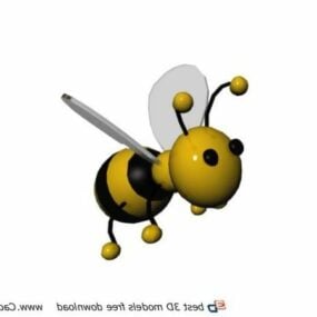 Model 3d Mainan Kartun Inflatable Bee