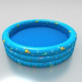 3D-model voor kindergrondzwembad