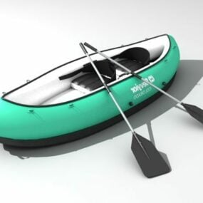 Opblaasbare rubberboot 3D-model