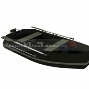 Inflatable Rubber Boat Watercraft 3d model