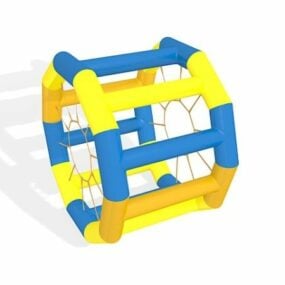 アルミニウム合金車のホイール 3D モデル