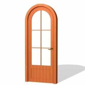 Home Interior Arch Door 3d model
