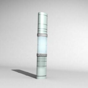 Conception de colonnes intérieures architecturales modèle 3D
