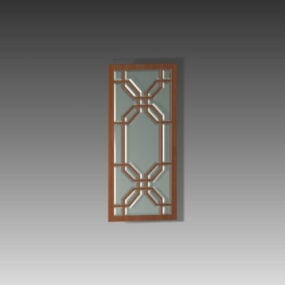 Interiørdesign Dørglasindsatser 3d-model