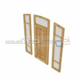 Interior Partition Door Design 3d model