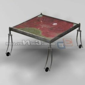 Iron Coffee Table Furniture 3d model