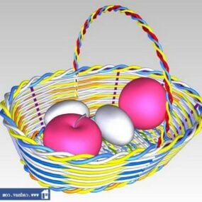 Flower Basket 3d model