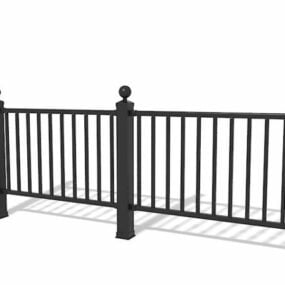 Street Iron Handrails 3d model