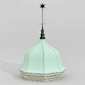 3д модель купольной конструкции итальянского Возрождения