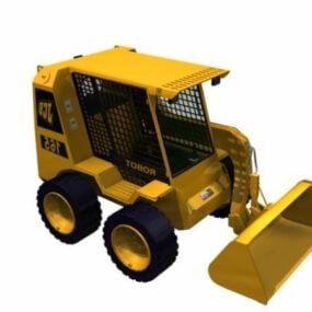 3D model průmyslového traktorbagru Jcb