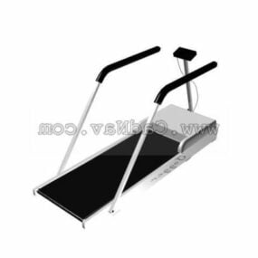 Gym Equipment Rack With Big Weights On Side 3d model