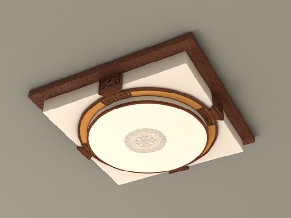 Japanese Ceiling Lights Free 3ds Max Model Max Vray